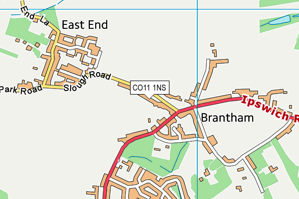 CO11 1NS map - OS VectorMap District (Ordnance Survey) CO11 1NS map - OS VectorMap District (Ordnance Survey)