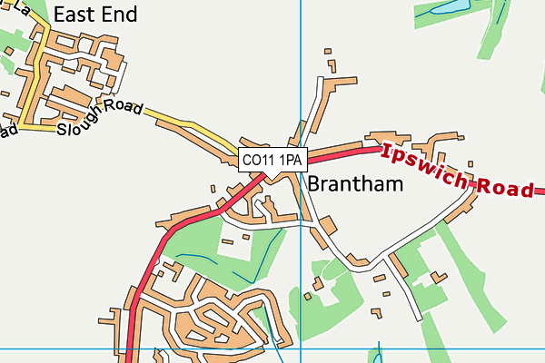 CO11 1PA map - OS VectorMap District (Ordnance Survey) CO11 1PA map - OS VectorMap District (Ordnance Survey)