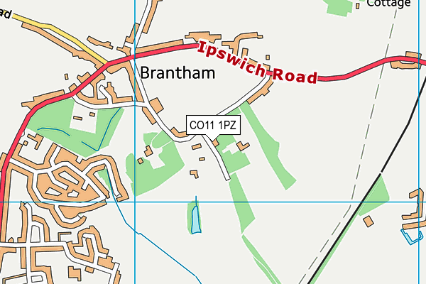CO11 1PZ map - OS VectorMap District (Ordnance Survey) CO11 1PZ map - OS VectorMap District (Ordnance Survey)