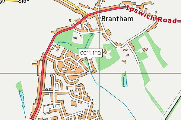 CO11 1TQ map - OS VectorMap District (Ordnance Survey) CO11 1TQ map - OS VectorMap District (Ordnance Survey)