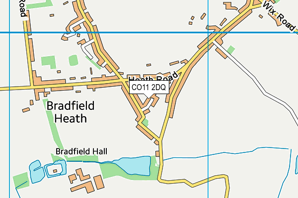 CO11 2DQ map - OS VectorMap District (Ordnance Survey) CO11 2DQ map - OS VectorMap District (Ordnance Survey)