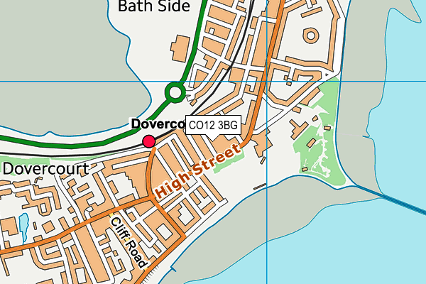 CO12 3BG map - OS VectorMap District (Ordnance Survey) CO12 3BG map - OS VectorMap District (Ordnance Survey)