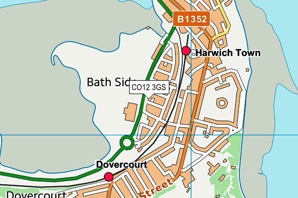 CO12 3GS map - OS VectorMap District (Ordnance Survey) CO12 3GS map - OS VectorMap District (Ordnance Survey)