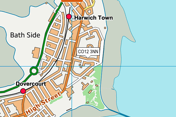 CO12 3NN map - OS VectorMap District (Ordnance Survey) CO12 3NN map - OS VectorMap District (Ordnance Survey)