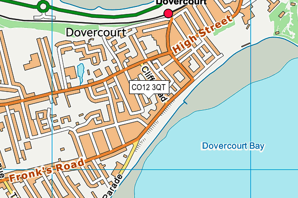 CO12 3QT map - OS VectorMap District (Ordnance Survey) CO12 3QT map - OS VectorMap District (Ordnance Survey)