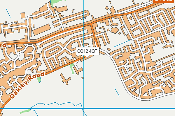 CO12 4QT map - OS VectorMap District (Ordnance Survey) CO12 4QT map - OS VectorMap District (Ordnance Survey)