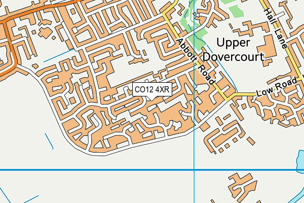 CO12 4XR map - OS VectorMap District (Ordnance Survey) CO12 4XR map - OS VectorMap District (Ordnance Survey)