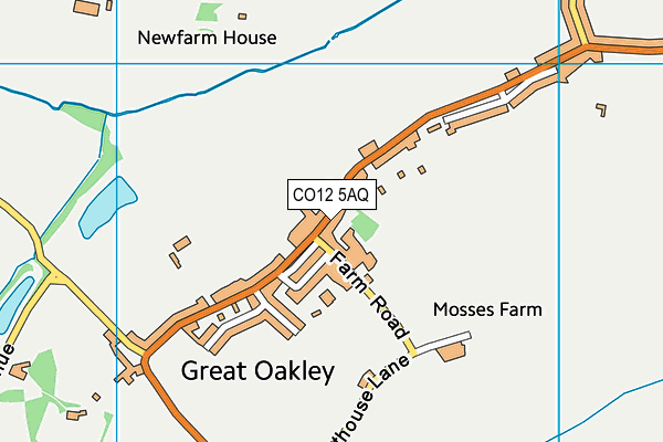CO12 5AQ map - OS VectorMap District (Ordnance Survey)
