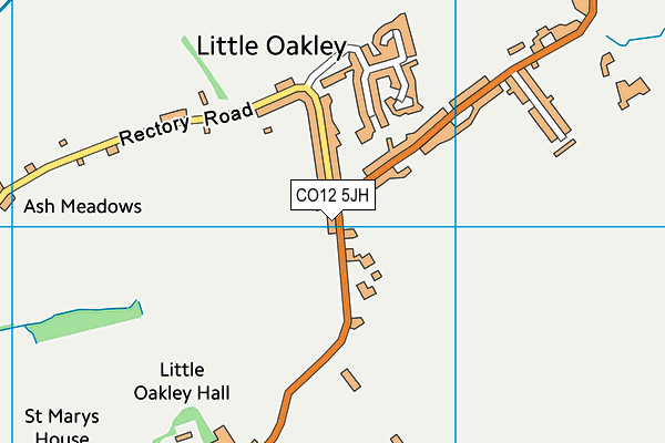 CO12 5JH map - OS VectorMap District (Ordnance Survey)