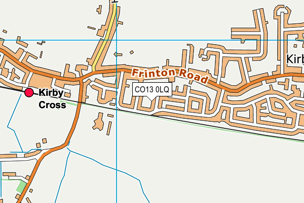 CO13 0LQ map - OS VectorMap District (Ordnance Survey) CO13 0LQ map - OS VectorMap District (Ordnance Survey)