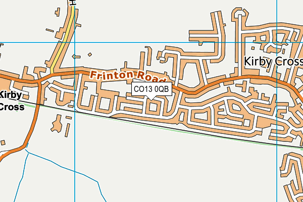 CO13 0QB map - OS VectorMap District (Ordnance Survey) CO13 0QB map - OS VectorMap District (Ordnance Survey)
