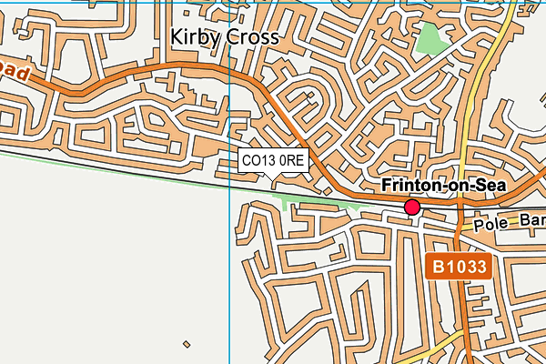 CO13 0RE map - OS VectorMap District (Ordnance Survey) CO13 0RE map - OS VectorMap District (Ordnance Survey)