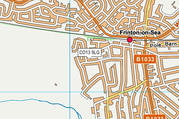CO13 9LG map - OS VectorMap District (Ordnance Survey) CO13 9LG map - OS VectorMap District (Ordnance Survey)