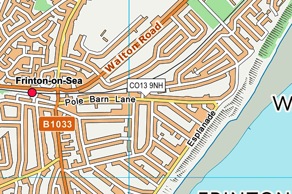 CO13 9NH map - OS VectorMap District (Ordnance Survey) CO13 9NH map - OS VectorMap District (Ordnance Survey)