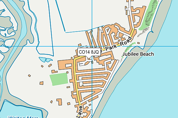 CO14 8JQ map - OS VectorMap District (Ordnance Survey)