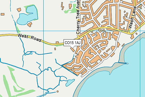 CO15 1AJ map - OS VectorMap District (Ordnance Survey) CO15 1AJ map - OS VectorMap District (Ordnance Survey)