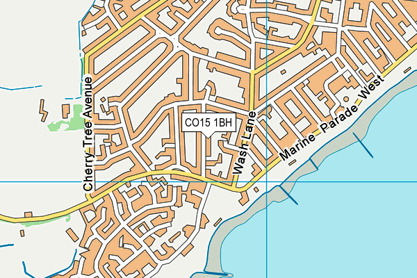 CO15 1BH map - OS VectorMap District (Ordnance Survey) CO15 1BH map - OS VectorMap District (Ordnance Survey)