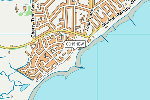 CO15 1BW map - OS VectorMap District (Ordnance Survey) CO15 1BW map - OS VectorMap District (Ordnance Survey)