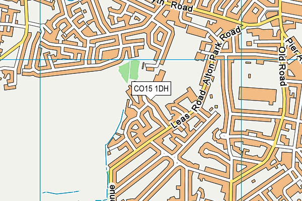 CO15 1DH map - OS VectorMap District (Ordnance Survey) CO15 1DH map - OS VectorMap District (Ordnance Survey)