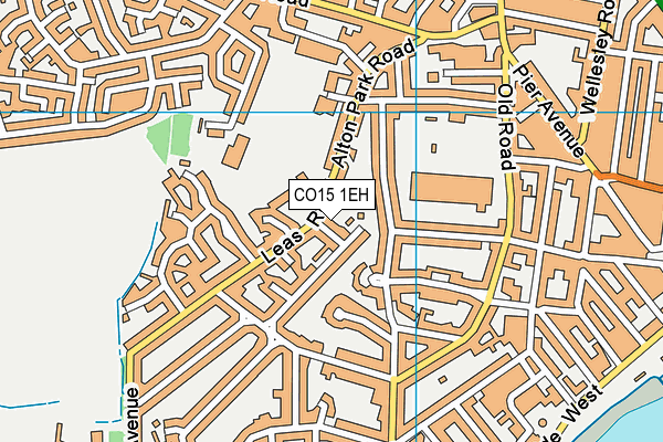CO15 1EH map - OS VectorMap District (Ordnance Survey) CO15 1EH map - OS VectorMap District (Ordnance Survey)