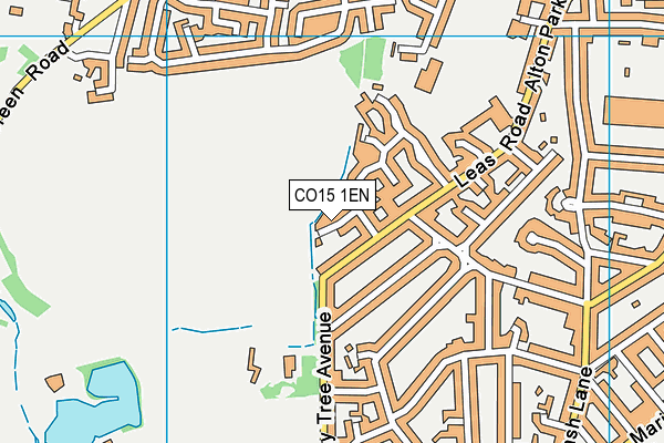CO15 1EN map - OS VectorMap District (Ordnance Survey) CO15 1EN map - OS VectorMap District (Ordnance Survey)