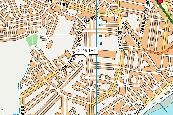 CO15 1HG map - OS VectorMap District (Ordnance Survey) CO15 1HG map - OS VectorMap District (Ordnance Survey)