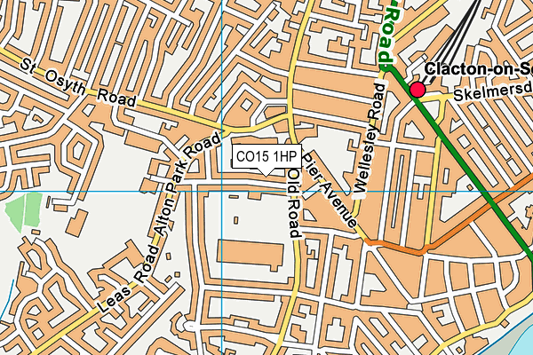 CO15 1HP map - OS VectorMap District (Ordnance Survey) CO15 1HP map - OS VectorMap District (Ordnance Survey)