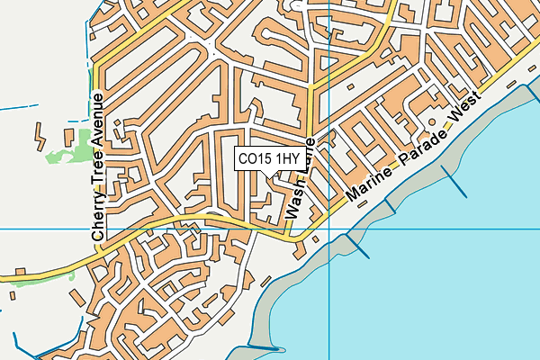 CO15 1HY map - OS VectorMap District (Ordnance Survey)