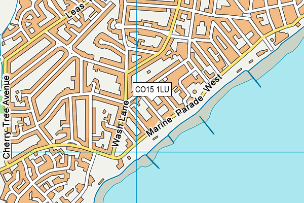 CO15 1LU map - OS VectorMap District (Ordnance Survey) CO15 1LU map - OS VectorMap District (Ordnance Survey)