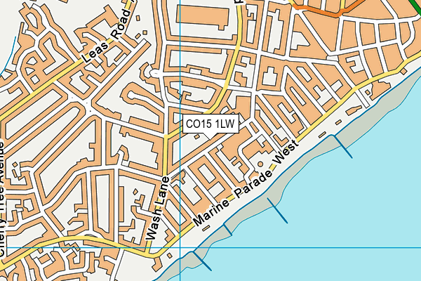 CO15 1LW map - OS VectorMap District (Ordnance Survey) CO15 1LW map - OS VectorMap District (Ordnance Survey)