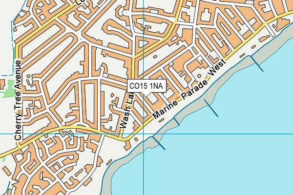 CO15 1NA map - OS VectorMap District (Ordnance Survey) CO15 1NA map - OS VectorMap District (Ordnance Survey)
