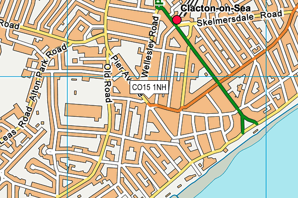CO15 1NH map - OS VectorMap District (Ordnance Survey)