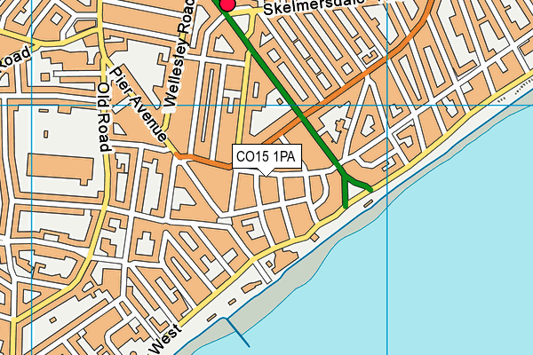 CO15 1PA map - OS VectorMap District (Ordnance Survey)