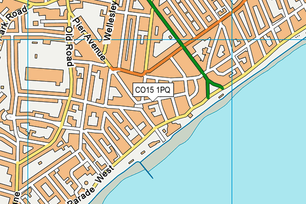 CO15 1PQ map - OS VectorMap District (Ordnance Survey)