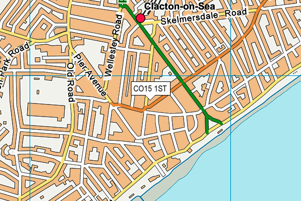 CO15 1ST map - OS VectorMap District (Ordnance Survey) CO15 1ST map - OS VectorMap District (Ordnance Survey)
