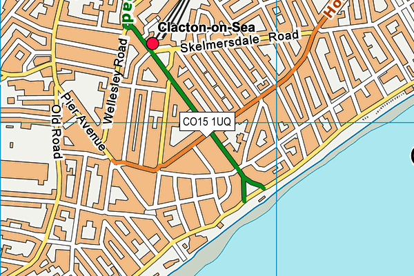 CO15 1UQ map - OS VectorMap District (Ordnance Survey)