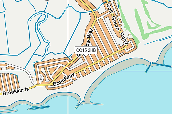 CO15 2HB map - OS VectorMap District (Ordnance Survey) CO15 2HB map - OS VectorMap District (Ordnance Survey)