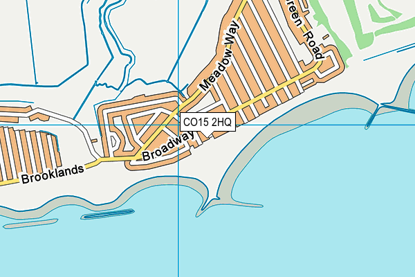 CO15 2HQ map - OS VectorMap District (Ordnance Survey) CO15 2HQ map - OS VectorMap District (Ordnance Survey)
