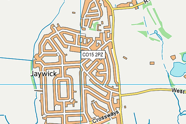 CO15 2PZ map - OS VectorMap District (Ordnance Survey) CO15 2PZ map - OS VectorMap District (Ordnance Survey)