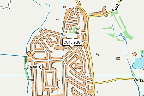 CO15 2QG map - OS VectorMap District (Ordnance Survey)