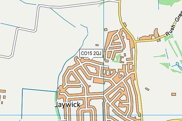 CO15 2QJ map - OS VectorMap District (Ordnance Survey) CO15 2QJ map - OS VectorMap District (Ordnance Survey)