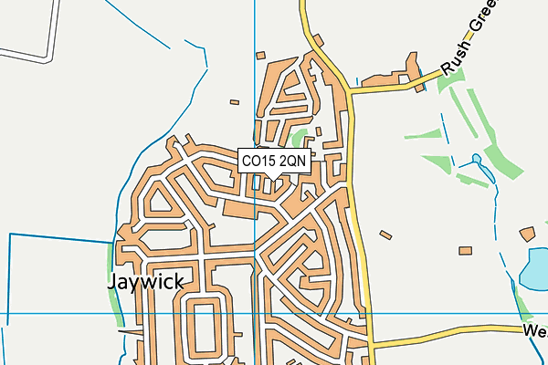 CO15 2QN map - OS VectorMap District (Ordnance Survey)