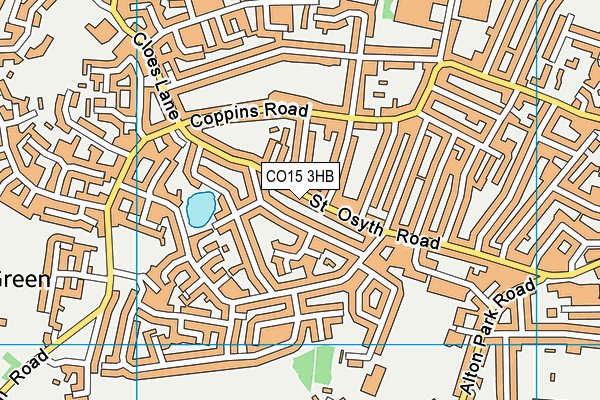 CO15 3HB map - OS VectorMap District (Ordnance Survey) CO15 3HB map - OS VectorMap District (Ordnance Survey)