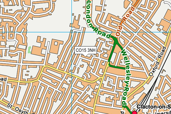 CO15 3NH map - OS VectorMap District (Ordnance Survey) CO15 3NH map - OS VectorMap District (Ordnance Survey)