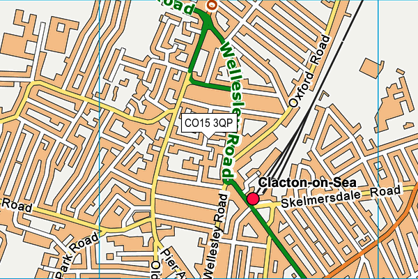 CO15 3QP map - OS VectorMap District (Ordnance Survey) CO15 3QP map - OS VectorMap District (Ordnance Survey)