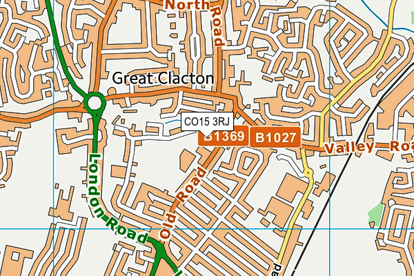 CO15 3RJ map - OS VectorMap District (Ordnance Survey) CO15 3RJ map - OS VectorMap District (Ordnance Survey)