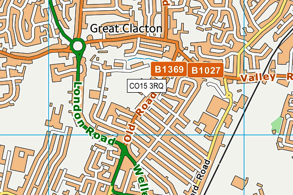 CO15 3RQ map - OS VectorMap District (Ordnance Survey)