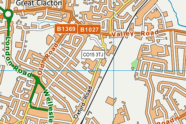 CO15 3TJ map - OS VectorMap District (Ordnance Survey) CO15 3TJ map - OS VectorMap District (Ordnance Survey)