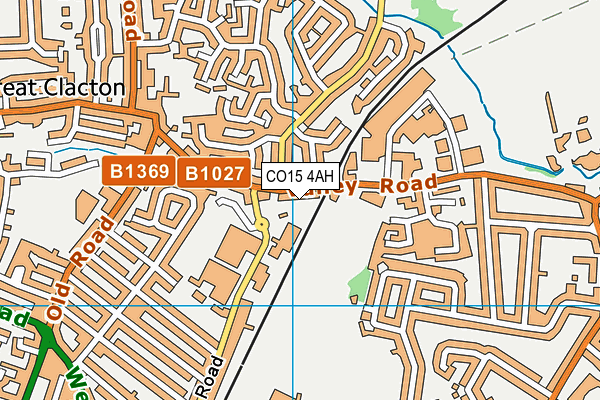 CO15 4AH map - OS VectorMap District (Ordnance Survey) CO15 4AH map - OS VectorMap District (Ordnance Survey)