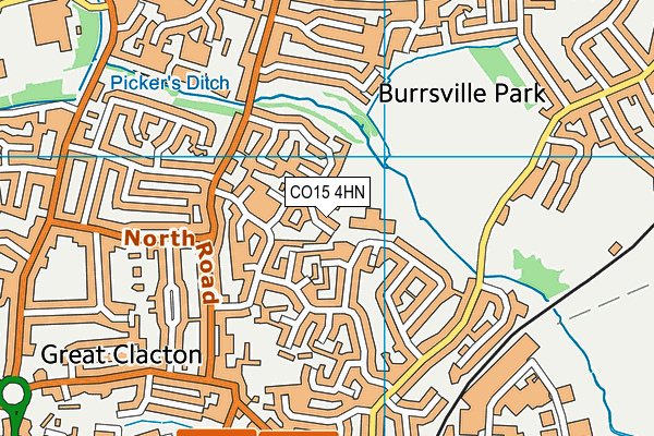 CO15 4HN map - OS VectorMap District (Ordnance Survey) CO15 4HN map - OS VectorMap District (Ordnance Survey)